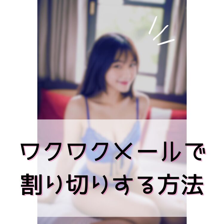 ワクワクメールで割り切りをする方法